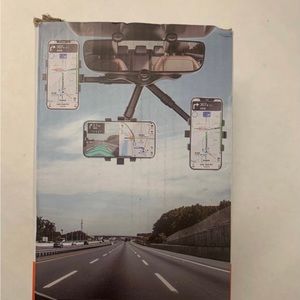 Universal Rearview Mirror Phone Holder for All Mobile Phones